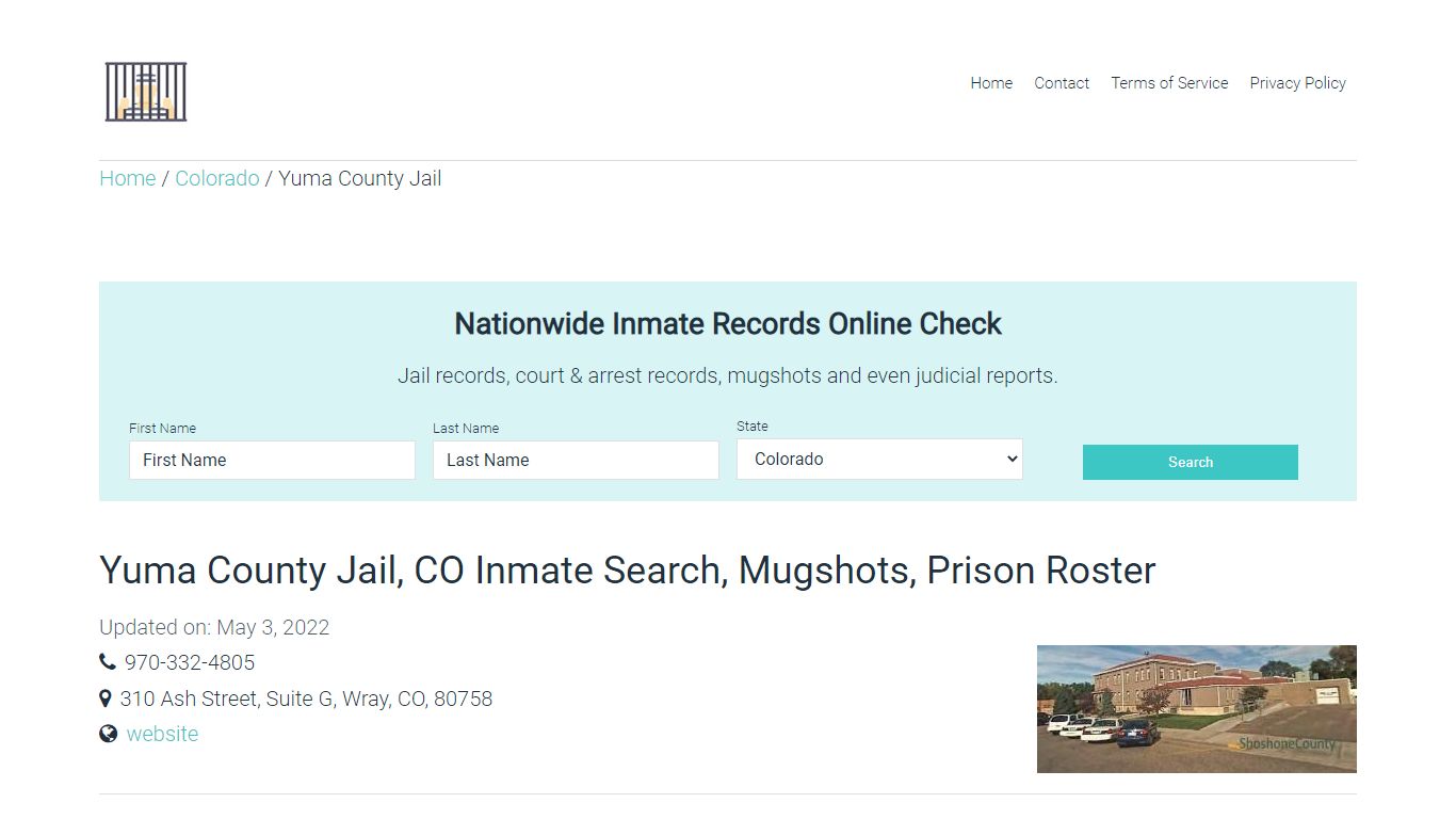 Yuma County Jail, CO Inmate Search, Mugshots, Prison Roster